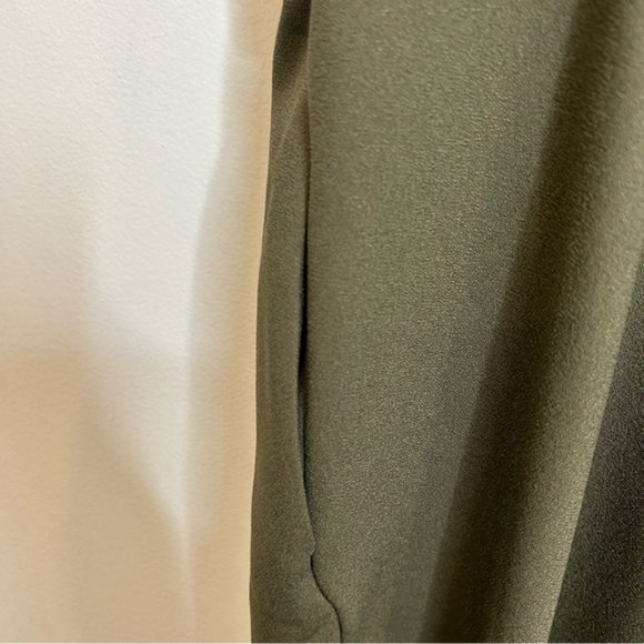 ASOS split cap sleeve midi pencil dress with buckle - Picture 9 of 11